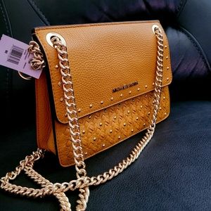 ‼️TODAY ONLY‼️👑Micheal Kors Kathy Chain Studded Shoulder Crossbody Bag👑